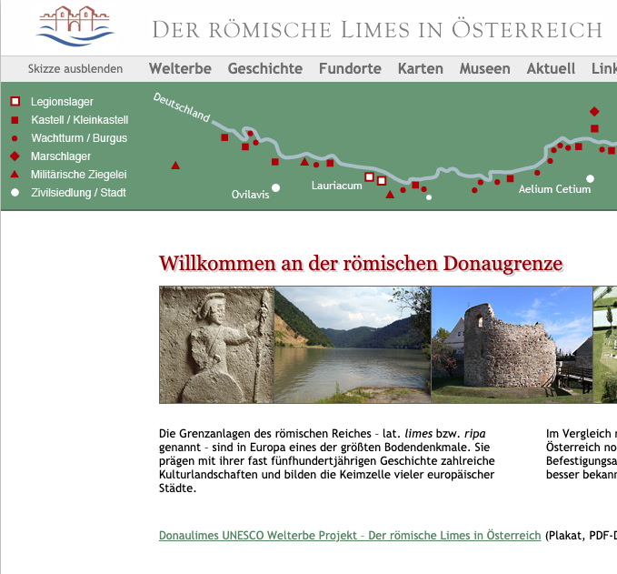 Der Limes in Österreich