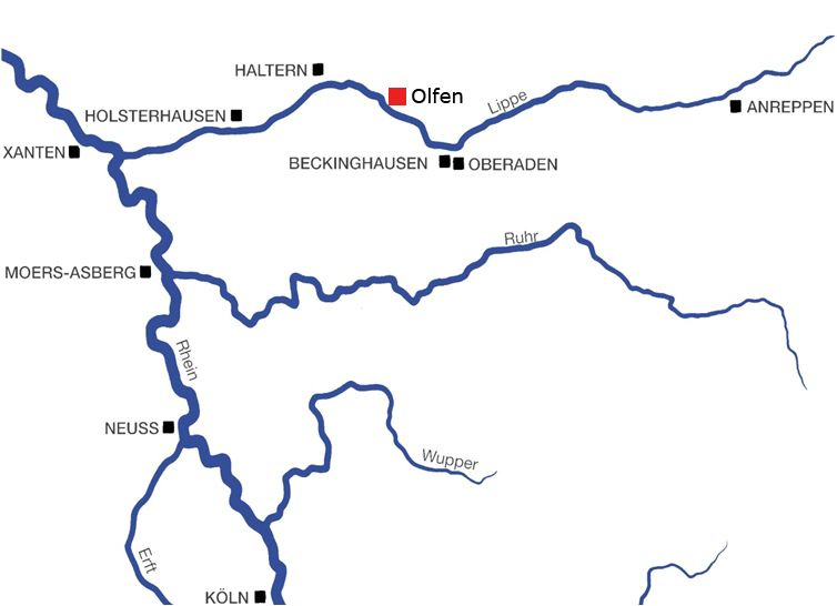 Een plattegrond van het Lippelager