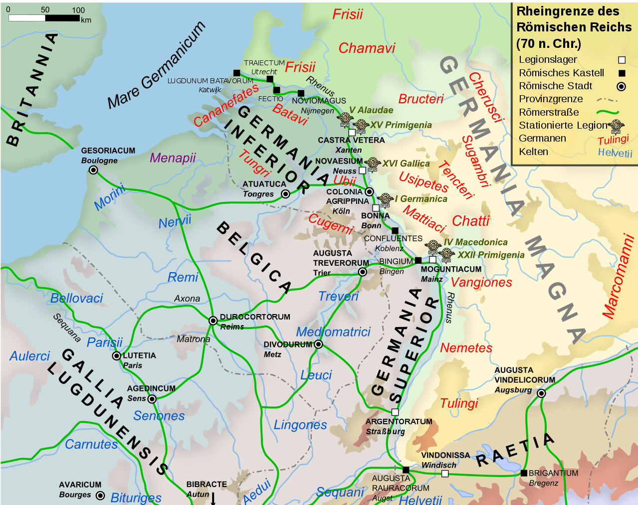 Nordrhein-Westfalen im Römischen Reich | Römer in Nordrhein-Westfalen